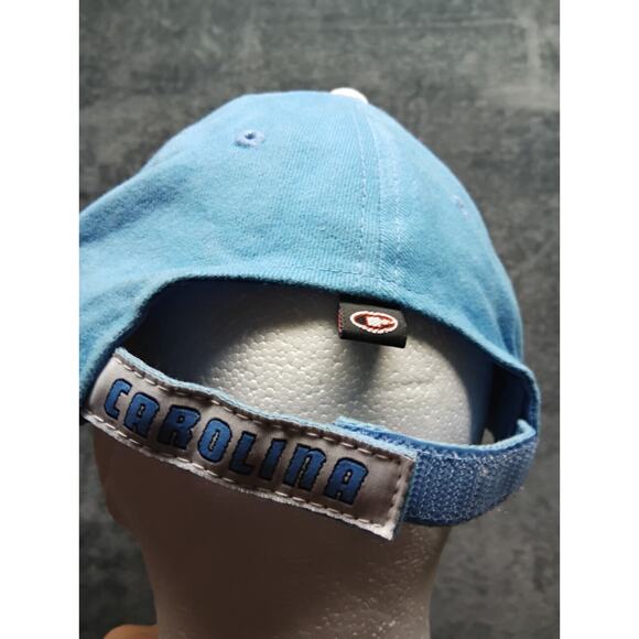 North Carolina Tar Heels Hat Strapback Dad Cap Mens Blue Colosseum - Picture 3 of 6